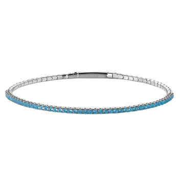 aa Birthstone Flex Bangles Simulated Gemstone Bracelets - All Months